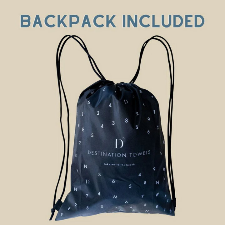 Destination Label Destination Towels Elephant Waters Beach Towel Free Bag | Merchants Homewares