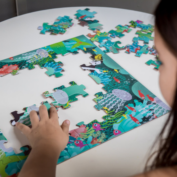 Djeco Aquatic Paradise 54 Piece Puzzle Lifestyle | Merchants Homewares