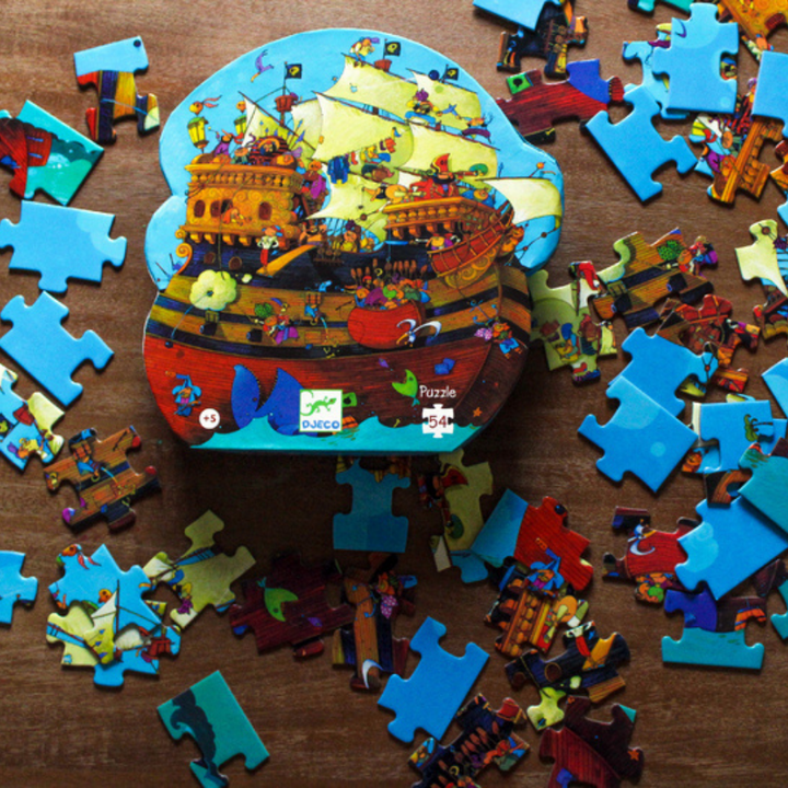 Djeco Barbarossa Boat 54 Piece Puzzle Lifestyle | Merchants Homewares
