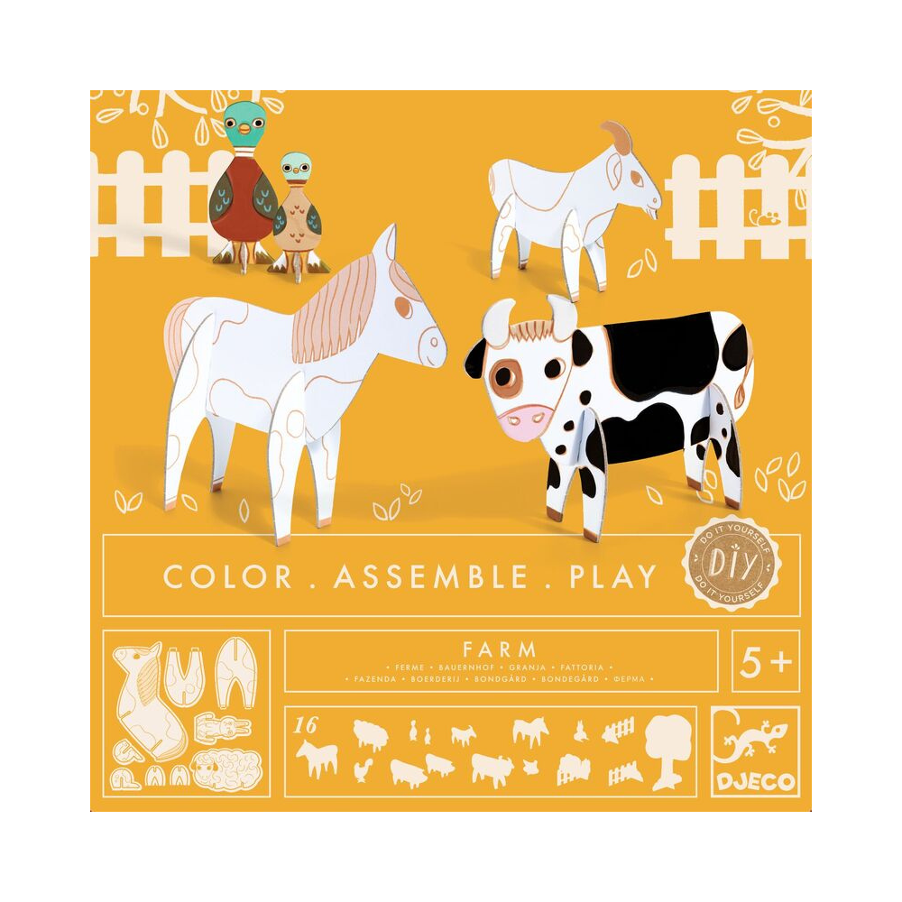 Djeco Cut Out Farm | Merchants Homewares