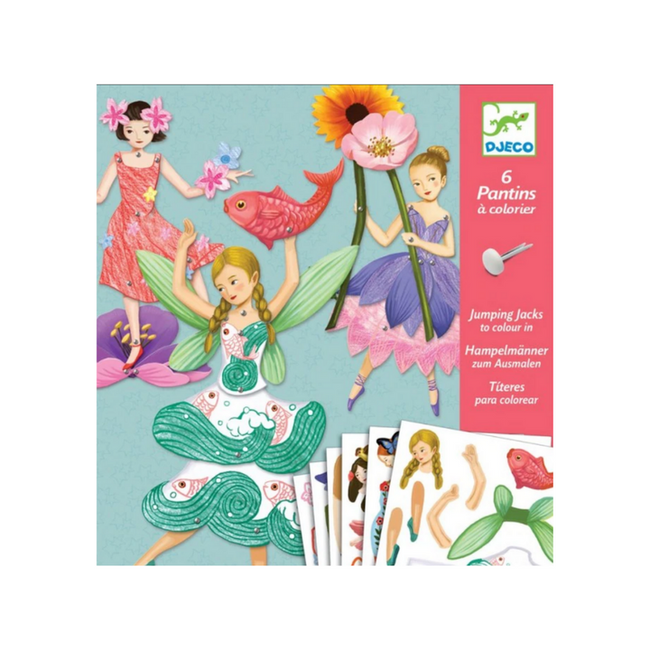 Djeco Fairies Paper Puppets | Merchants Homewares
