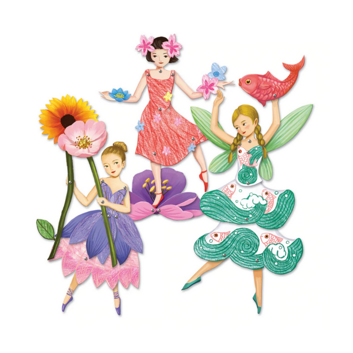 Djeco Fairies Paper Puppets Lifestyle | Merchants Homewares