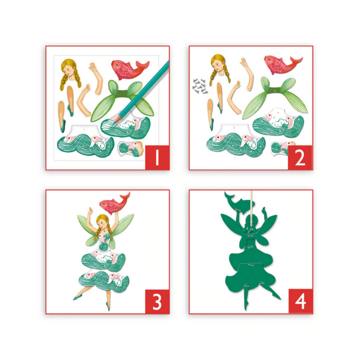 Djeco Fairies Paper Puppets Lifestyle | Merchants Homewares