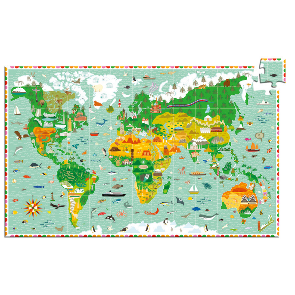 Djeco Monument of World 200 Piece Puzzle | Merchants Homewares