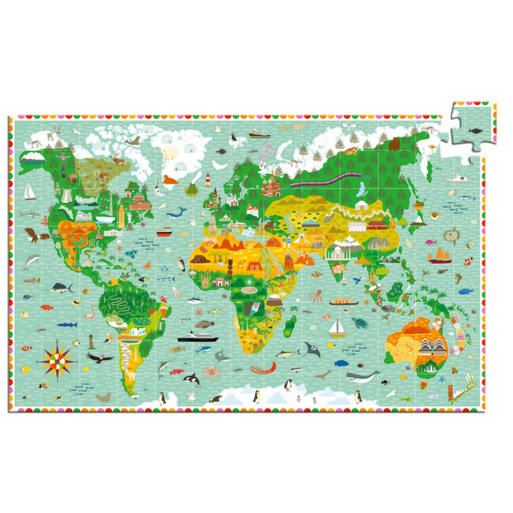 Djeco Monument of World 200 Piece Puzzle | Merchants Homewares