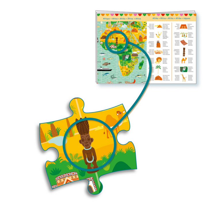 Djeco Monument of World 200 Piece Puzzle | Merchants Homewares