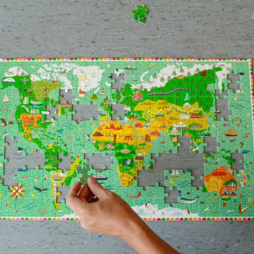 Djeco Monument of World 200 Piece Puzzle Lifestyle | Merchants Homewares