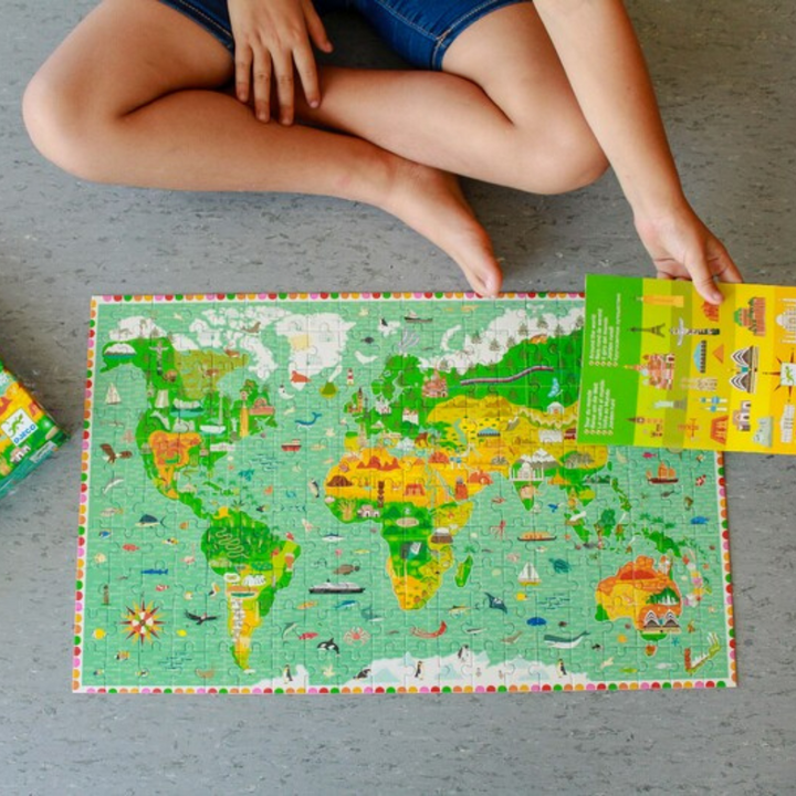 Djeco Monument of World 200 Piece Puzzle Lifestyle | Merchants Homewares