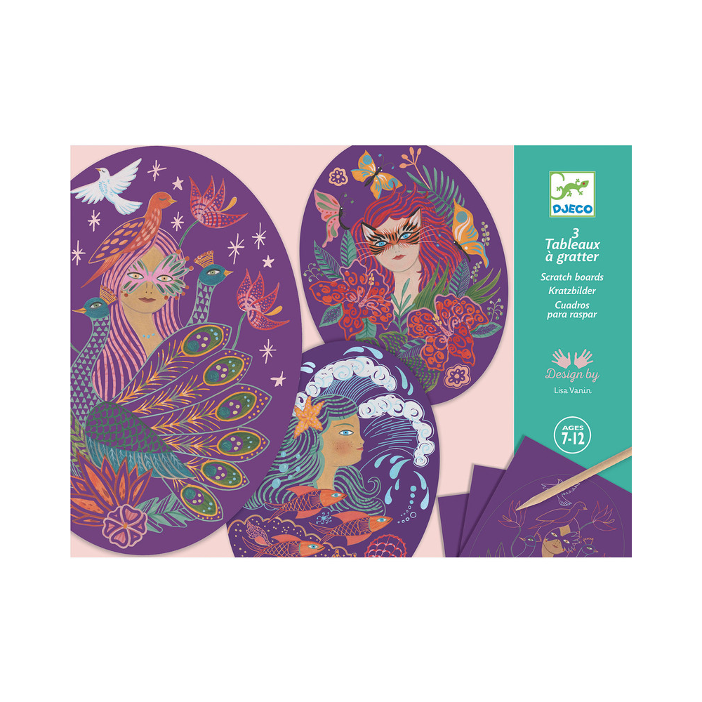 Djeco Nymph Scratch Cards | Merchants Homewares