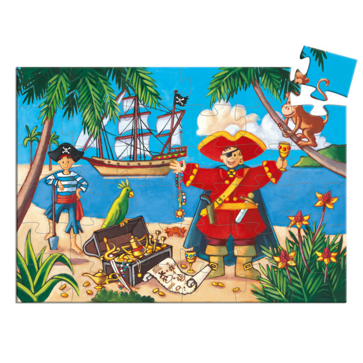 Djeco Pirate and Treasure 36 Piece Puzzle | Merchants Homewares