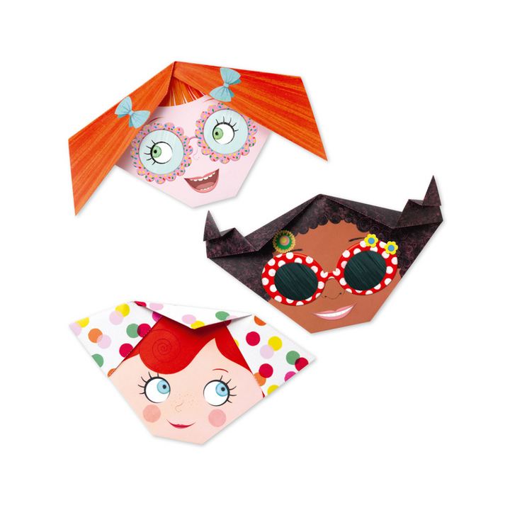 Djeco Pretty Faces Origami | Merchants Homewares