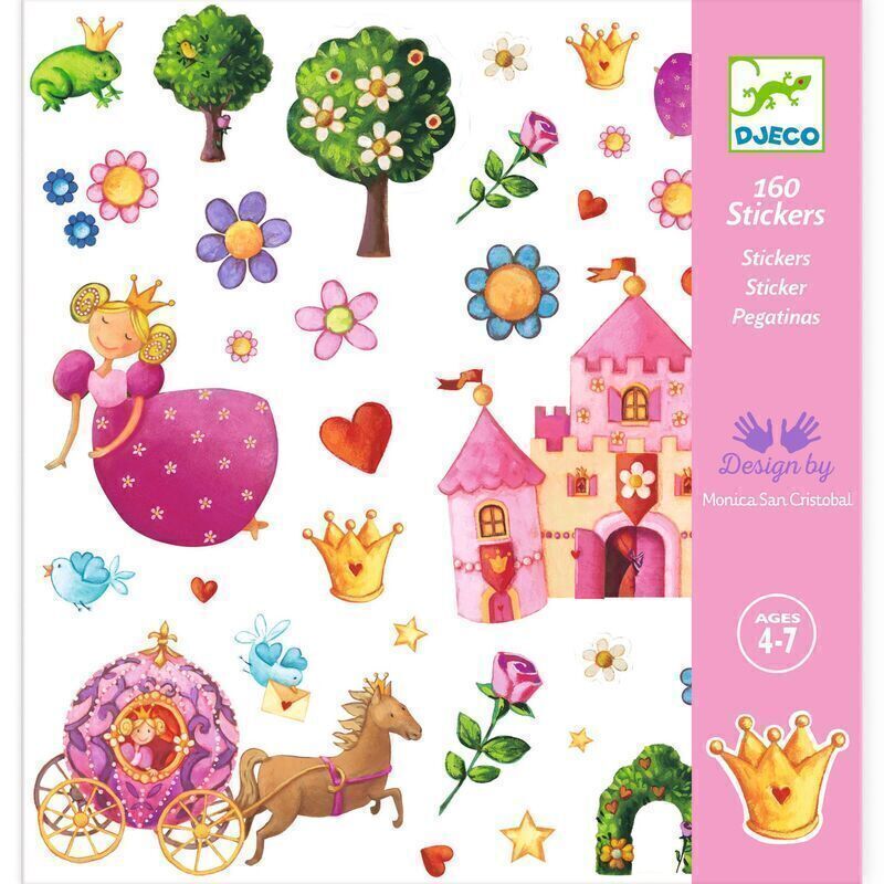 Djeco | Princess Marguerite Stickers | Merchant Homewares
