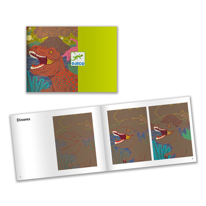 Djeco | When Dinosaurs Reigned Scratch Cards