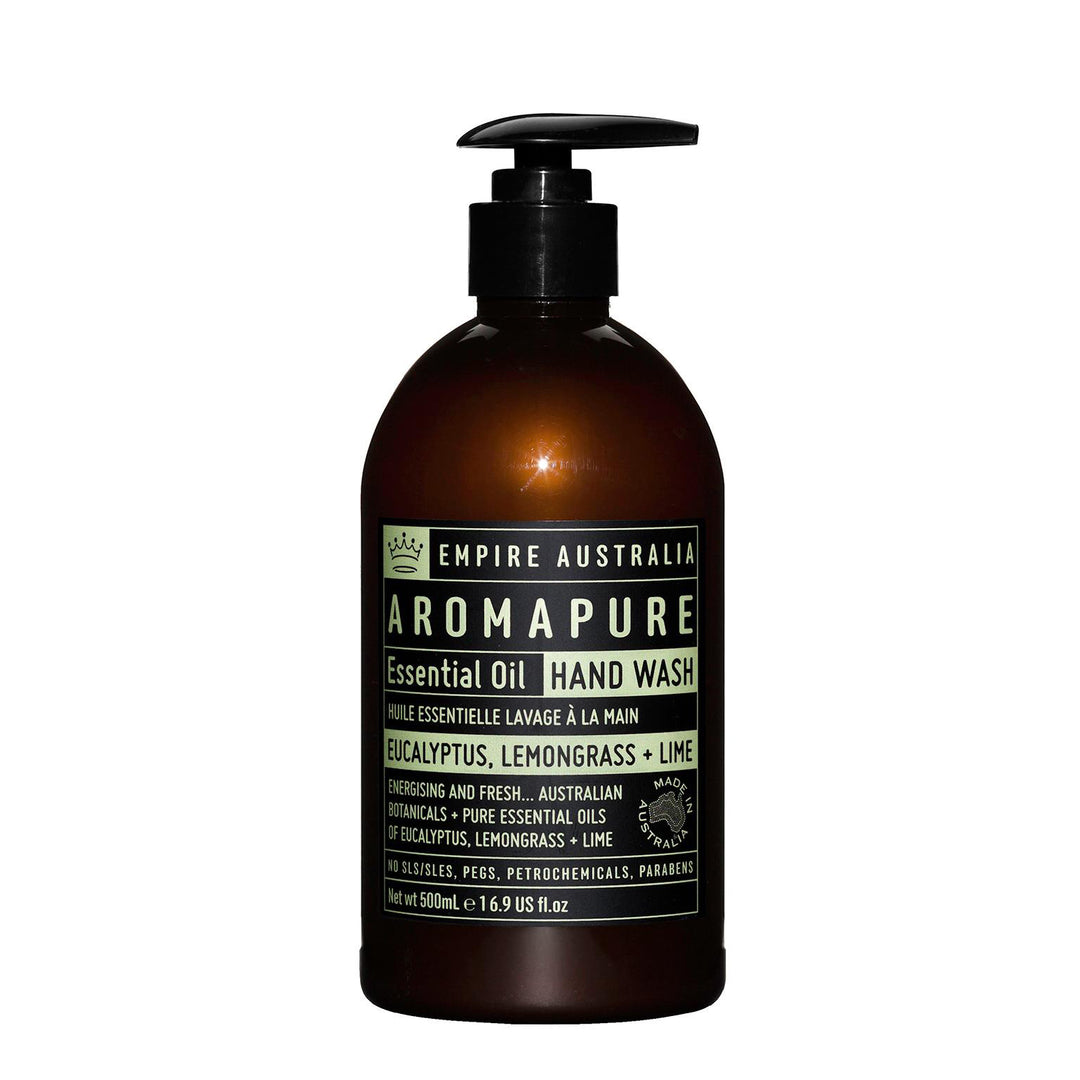 Empire Aromapure hand wash eucalyptus lemongrass lime 500ml | Merchants Homewares