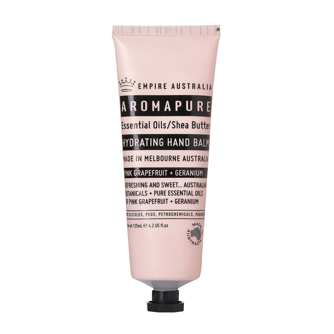 Empire Vegan Aromapure hand balm pink grapefruit geranium 125ml | Merchants Homewares