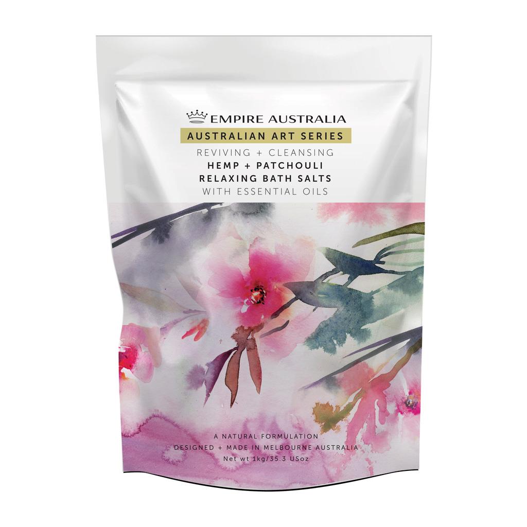 Empire Artist Series Hemp and Patchouli Bath Salts | Merchants Homewares