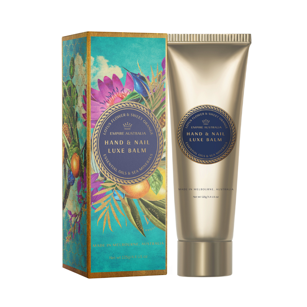 Empire Sapphire Coast Lotus Flower &  Sweet Orange Hand & Nail Balm | Merchants Homewares