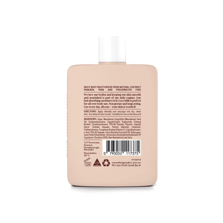 Feel Good Inc Coco Milk 200ml Back | Merchants Homewares
