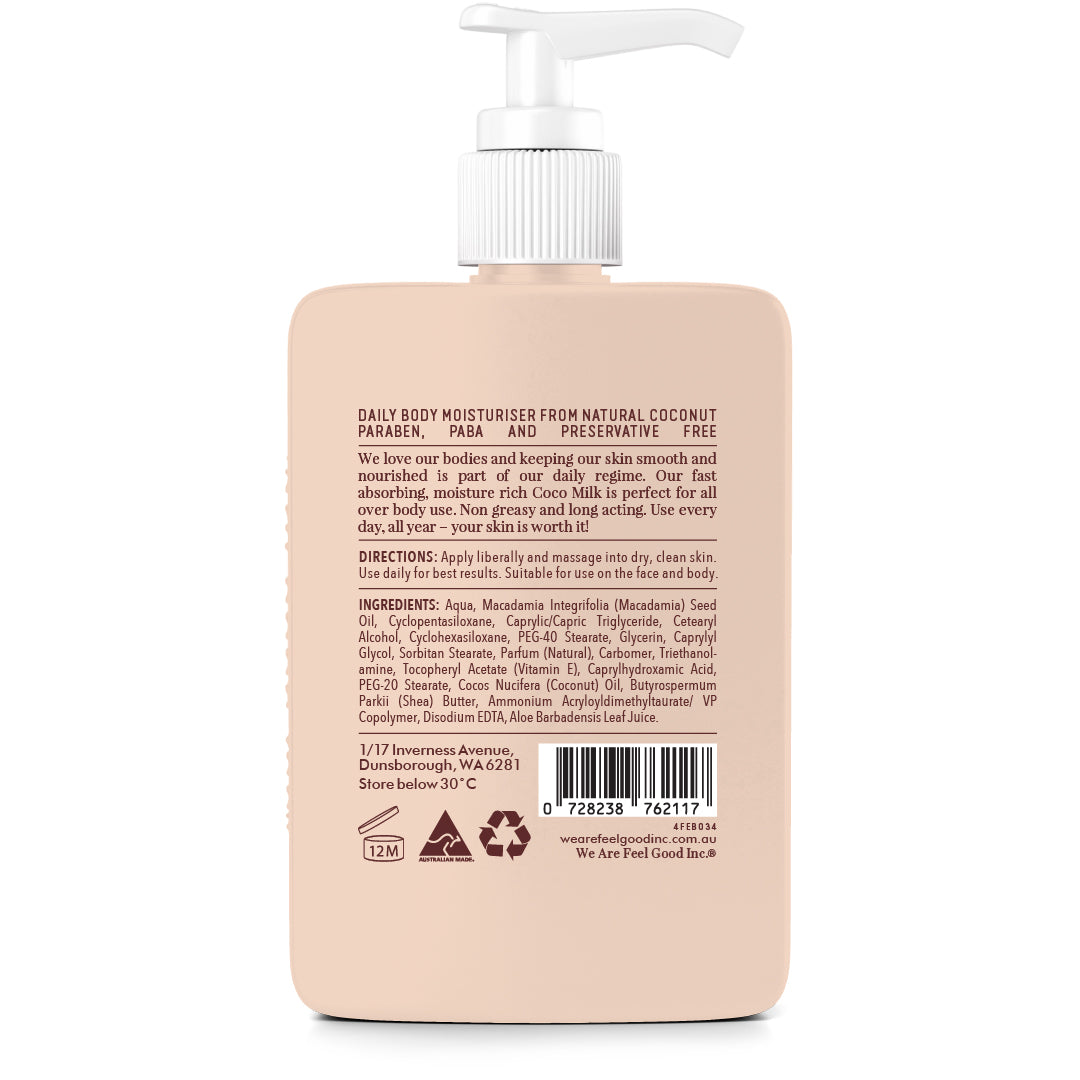 Feel Good Inc Coco Milk 400ml Back | Merchants Homewares