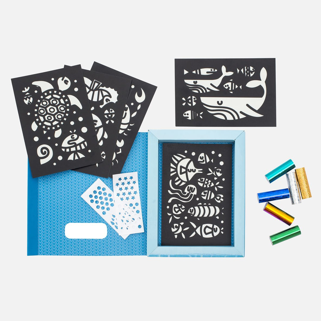 Tiger Tribe Foil Art - Under the Sea Merchants Homewares
