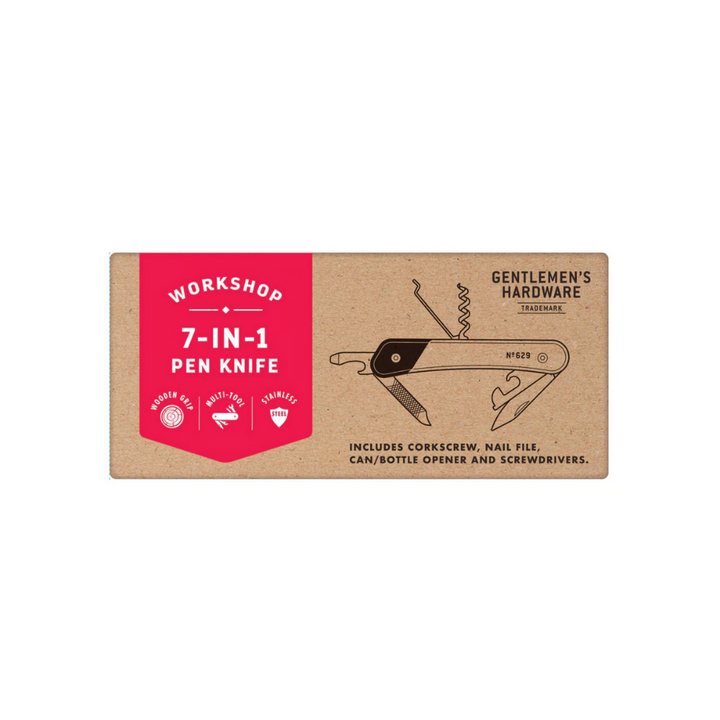 Gentlemen's Hardware 7 in 1 Pen Knife | Merchants Homewares