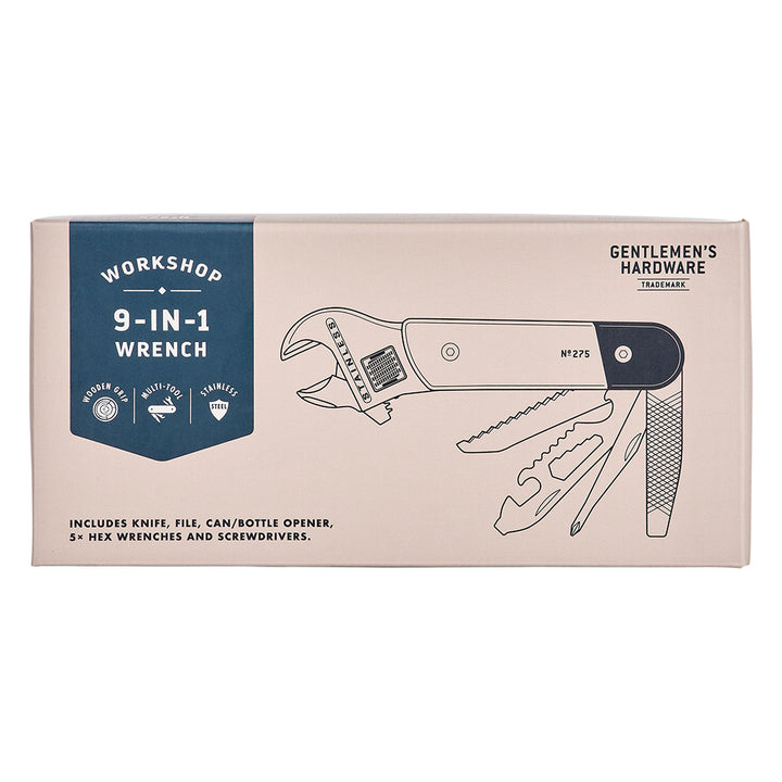 Gentlemen's Hardware 9-in-1 Wrench | Merchants Homewares
