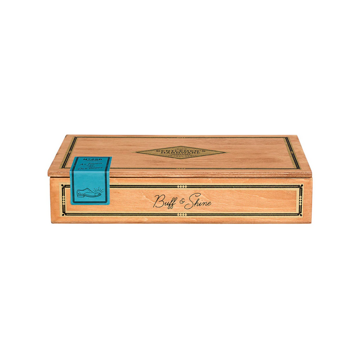 Gentlemen's Hardware Cigar Box Shoe Shine Kit | Merchants Homewares