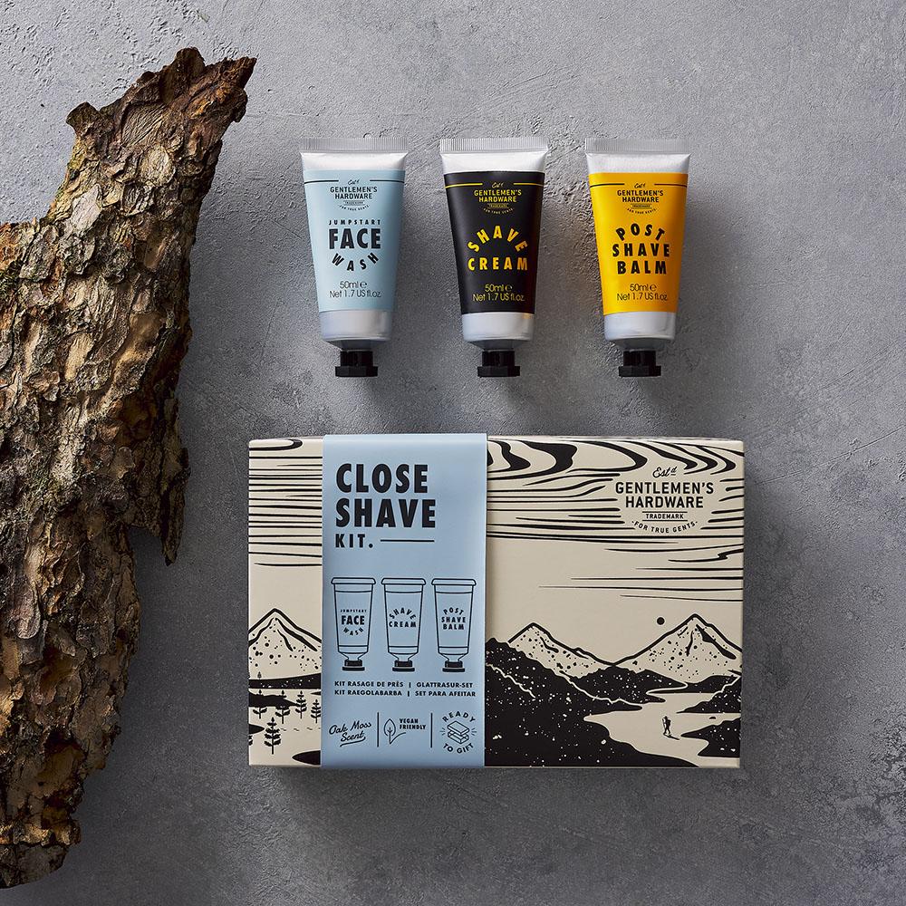 Gentlemen's Hardware Close Shave Kit Merchants Homewares