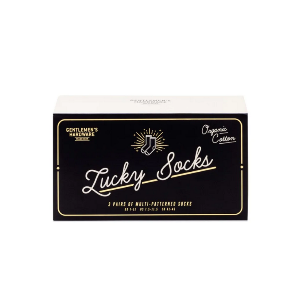 Gentlemen's Hardware Lucky Socks 3 Pack | Merchants Homewares