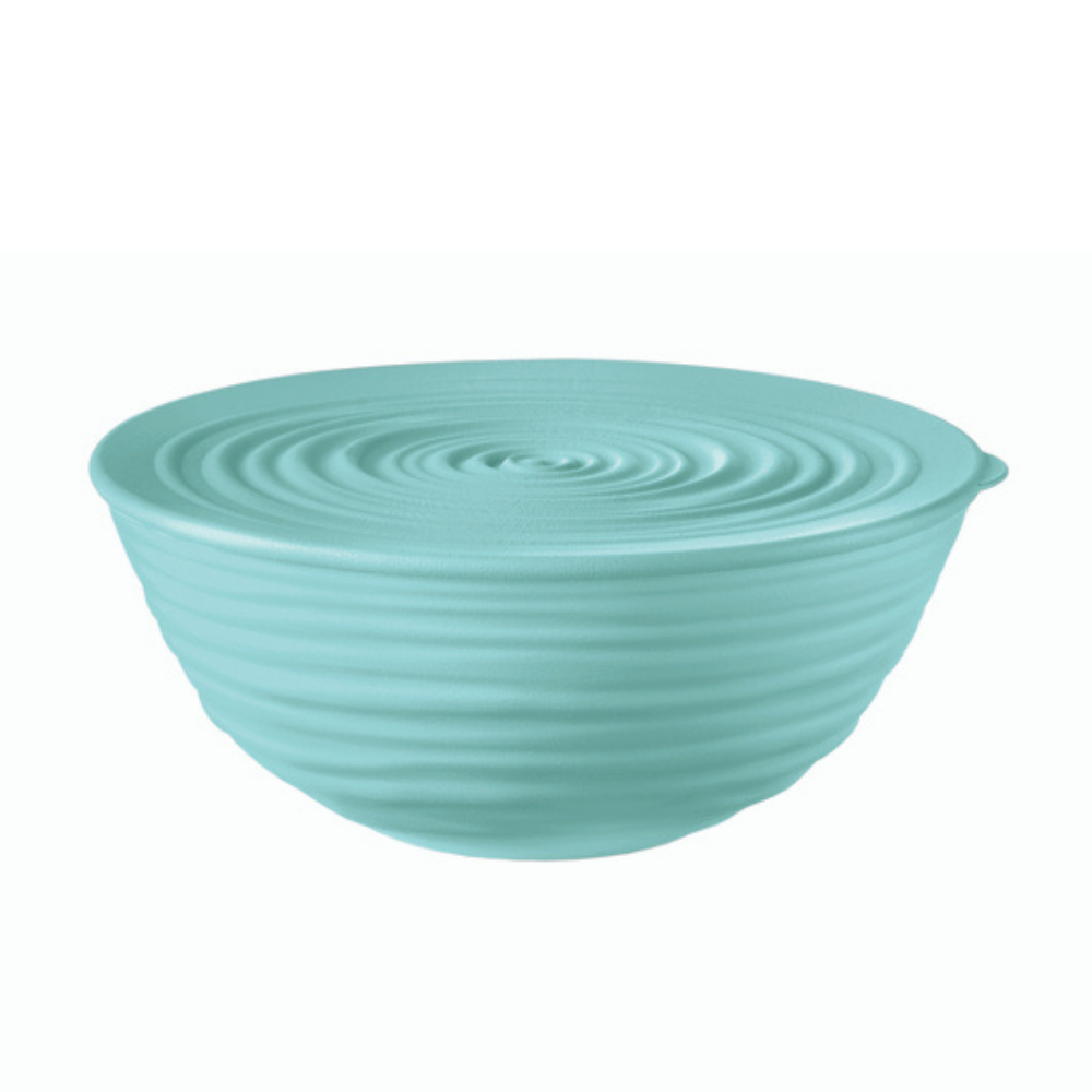 Guzzini Earth Bowl with Lid Medium Sage Green open | Merchants Homewares