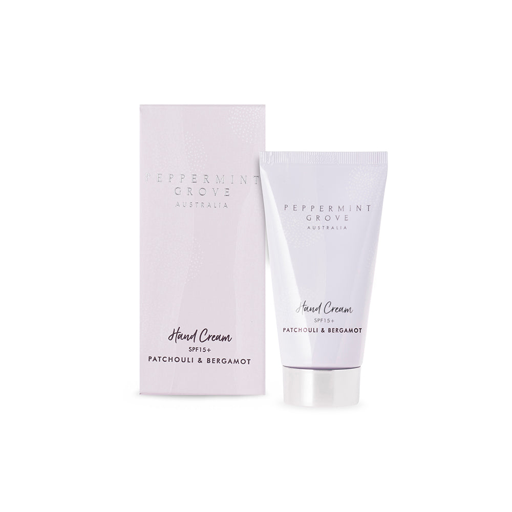 Peppermint Grove Hand Cream Tube Patchouli and Bergamot | Merchants Homewares