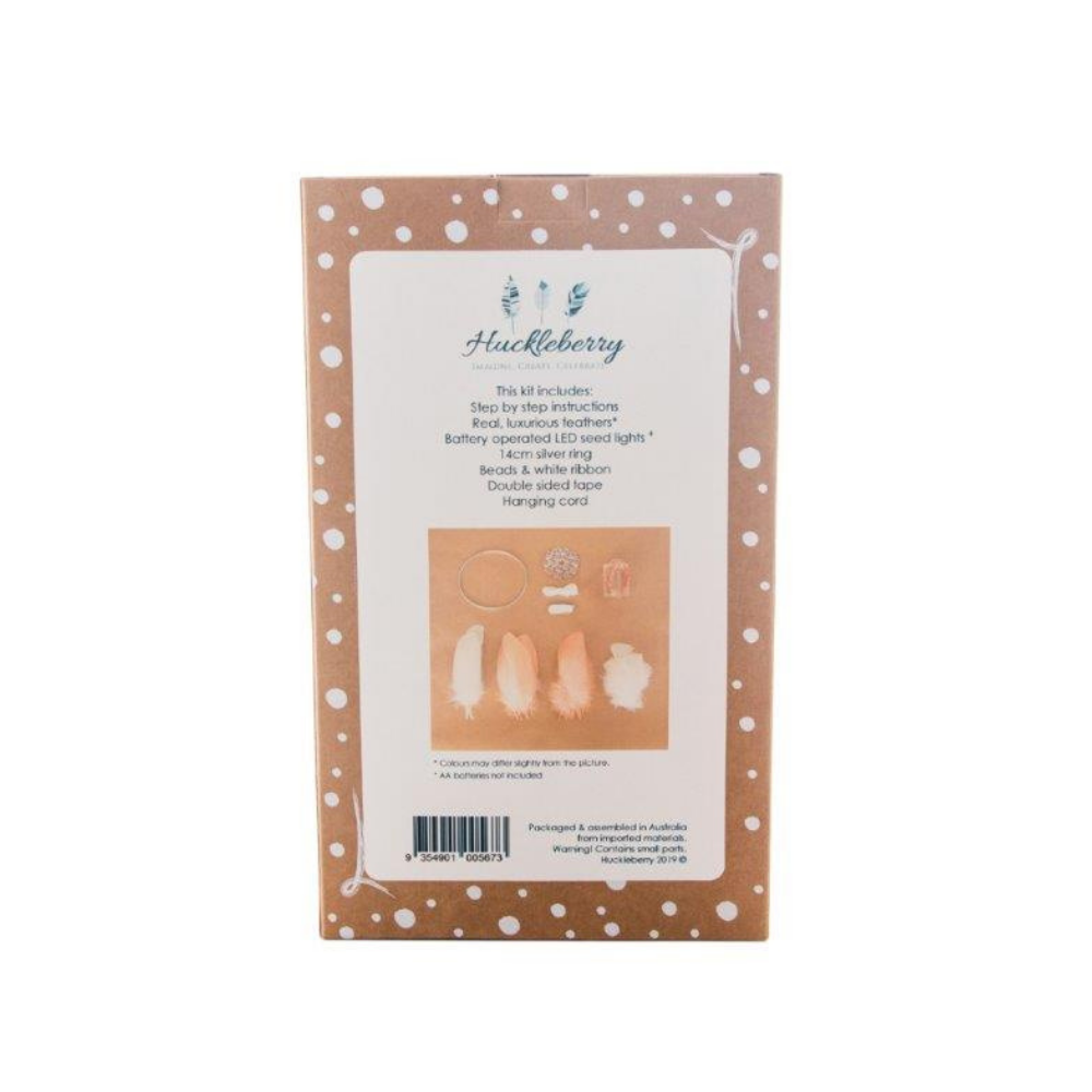 Huckleberry Circle of Love Dreamcatcher Lush Blush Back | Merchants Homewares