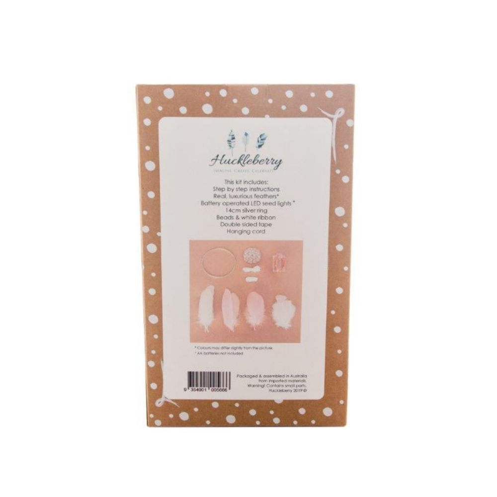 Huckleberry Circle of Love Dreamcatcher Pretty in Pink Back | Merchants Homewares