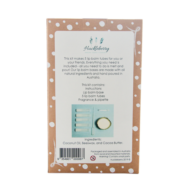 Huckleberry Lip Balm Kit Back | Merchants Homewares