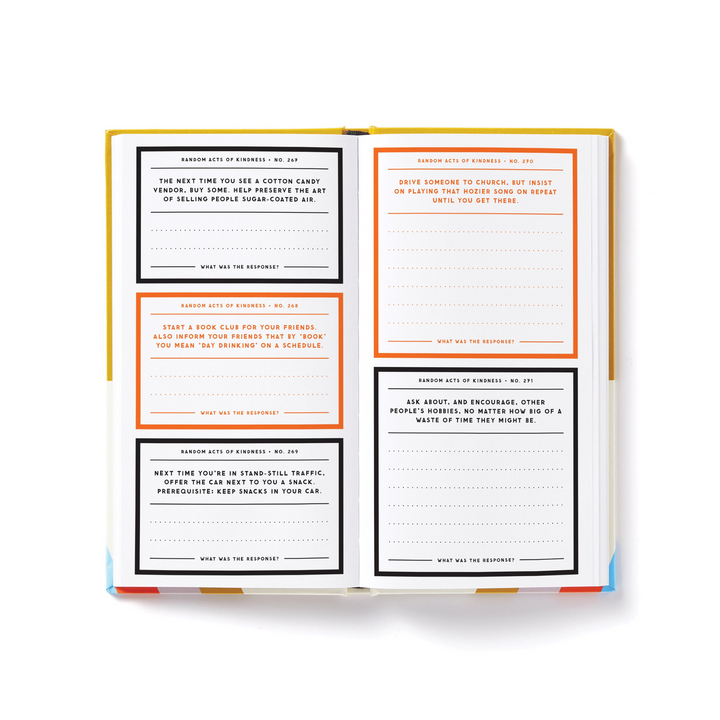 I.SAlbi Brass Monkey A Billion Random Acts Of Kindness Inside Page Examples  | Merchants Homewares