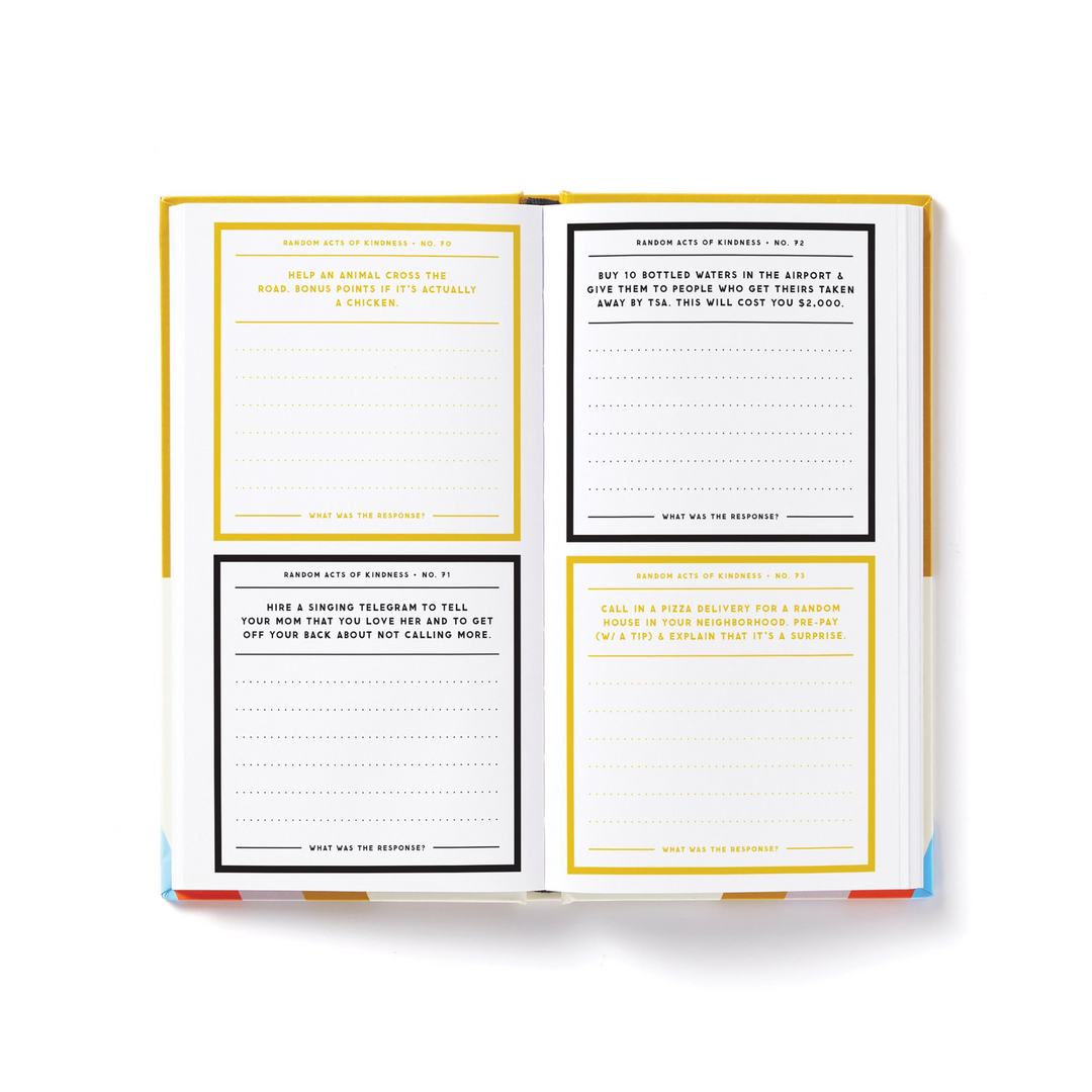I.SAlbi Brass Monkey A Billion Random Acts Of Kindness Inside Page Examples  | Merchants Homewares