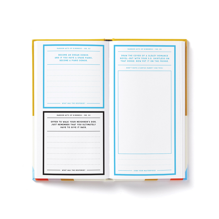 I.SAlbi Brass Monkey A Billion Random Acts Of Kindness Inside Page Examples  | Merchants Homewares