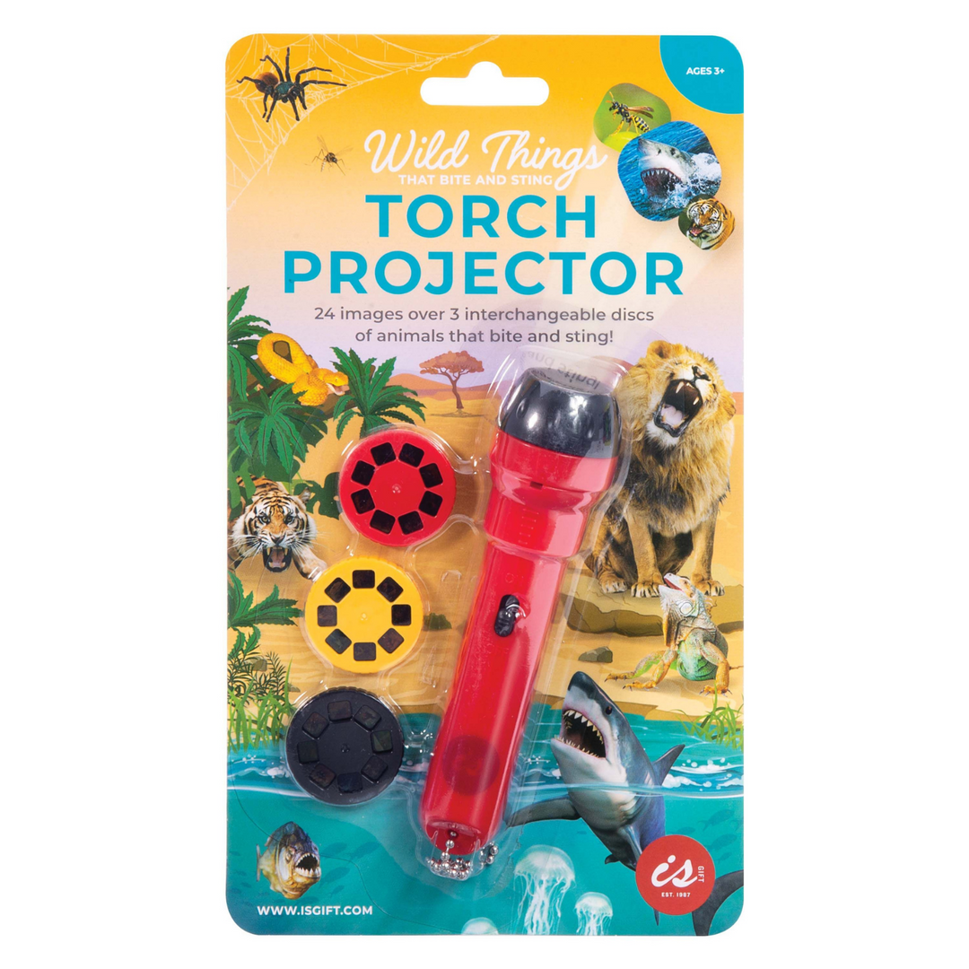 I.S Gift Torch Projector Wild Things That Bite And Sting | Merchants Homewares