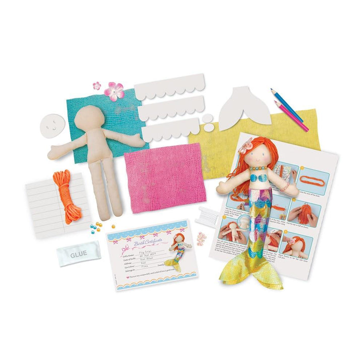 Mermaid Doll Making Kit Contents | Merchants Homewares