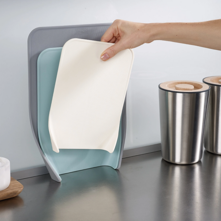 Joseph & Joseph Nest Chop 3-piece Chopping Board Lifestyle | Merchants Homewares
