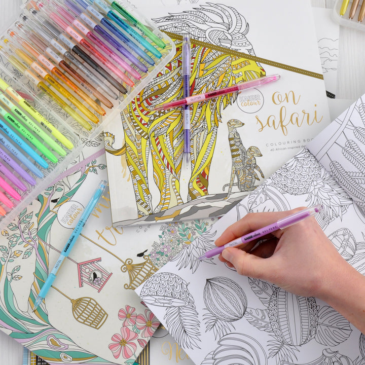 Kaiser Craft Gel Pens 24 Pack Lifestyle | Merchants Homewares