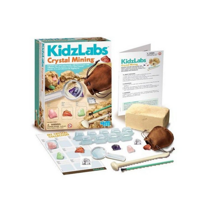 Kidzlabs Crystal Mining Contents | Merchants Homewares