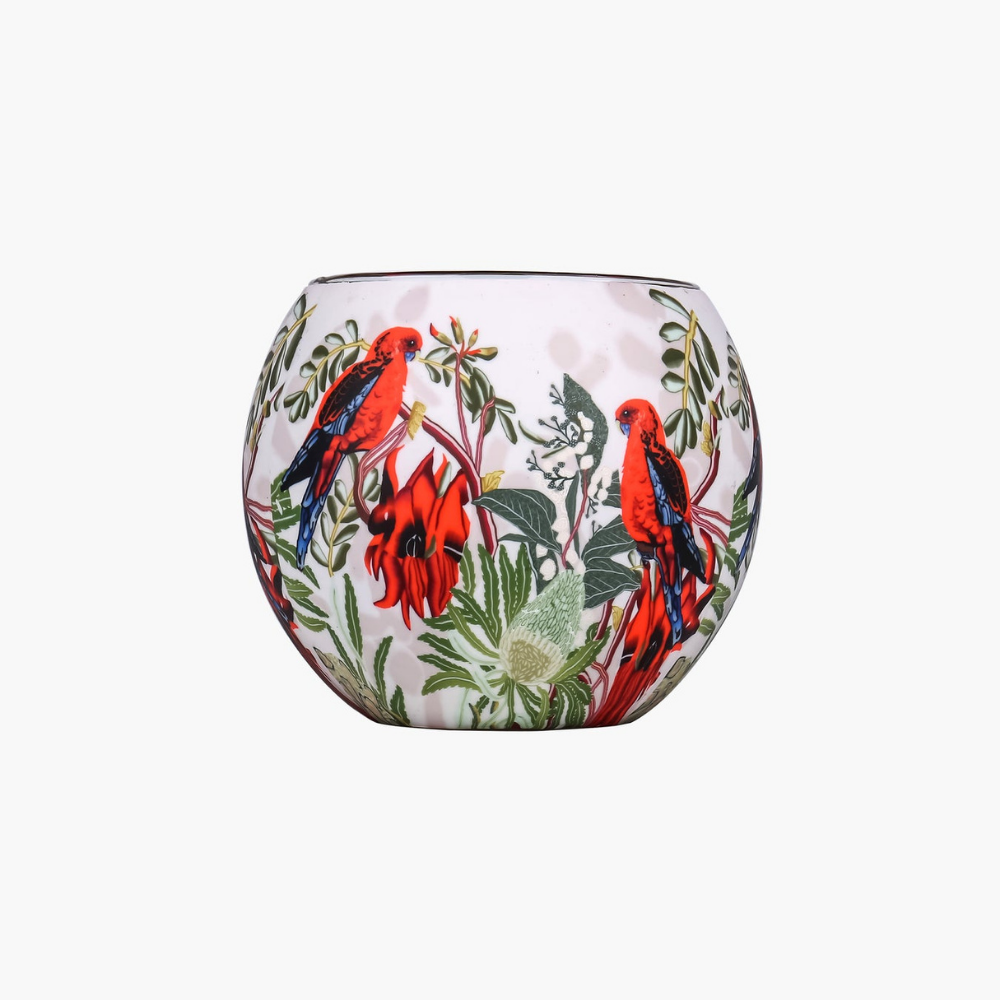 Koh Living Tea Light Candle Holder Desert Pea open | Merchants Homewares