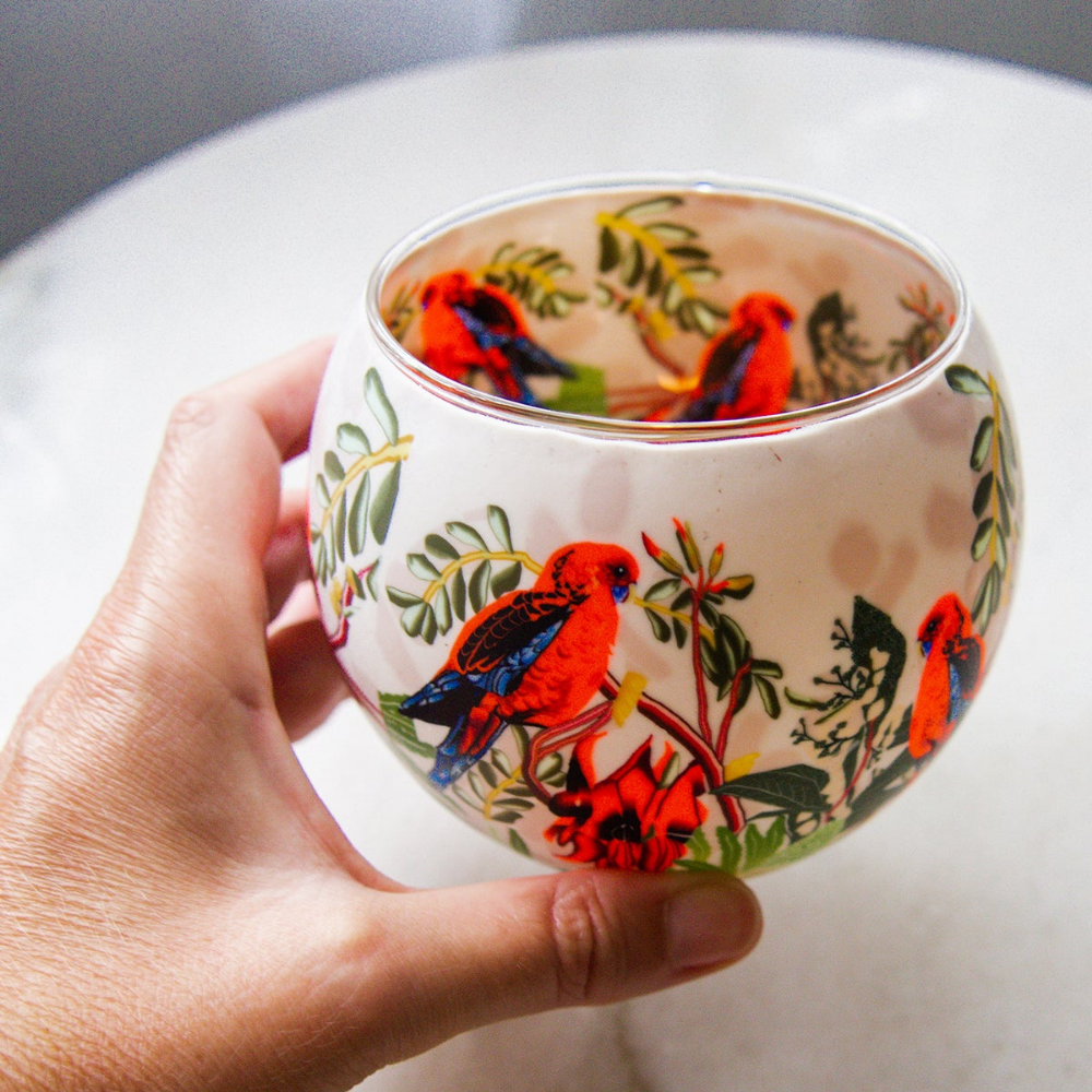 Koh Living Tea Light Candle Holder Desert Pea lifestyle | Merchants Homewares