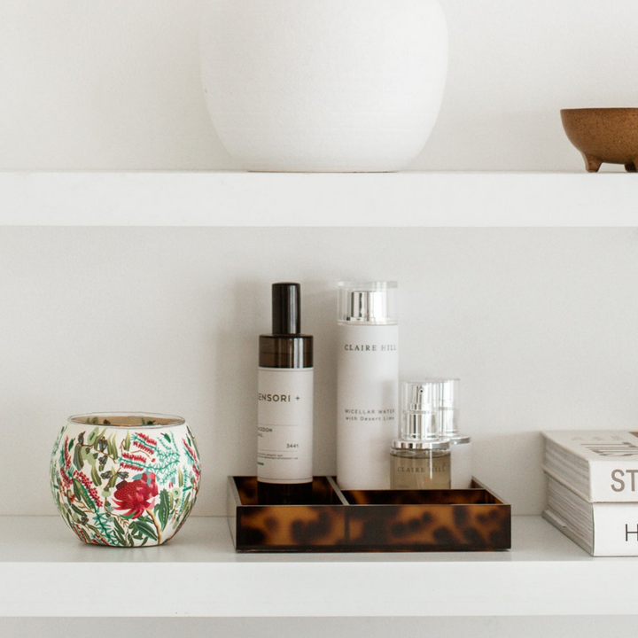 Koh Living Tea Light Candle Holder Waratah lifestyle | Merchant Homewares