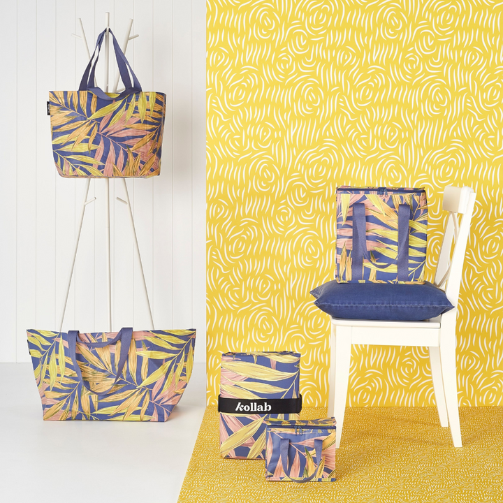 Kollab Cooler Bag Palm Fronds Lifestyle | Merchants Homewares