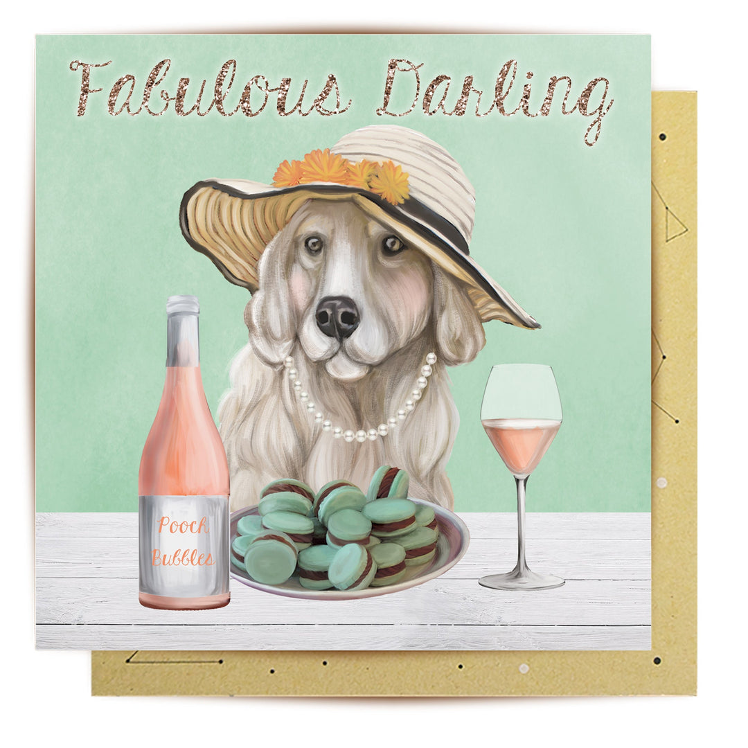 La La Land Fabulous Darling Mini Card | Merchant Homewares