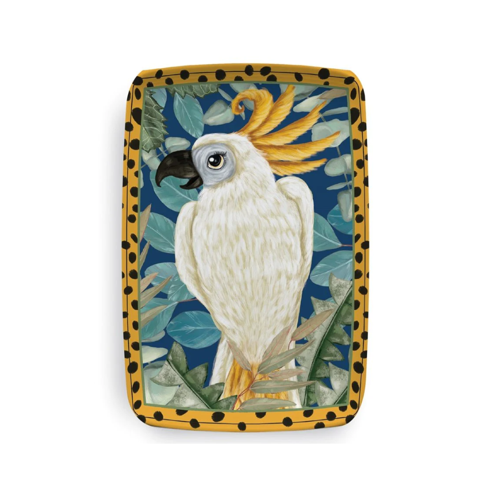 La La Land Trinket Tray Good Times Cockatoo | Merchants Homewares