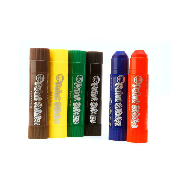Little Brian Paint Sticks 6 Pack Classic Colours | Merchants Homewares