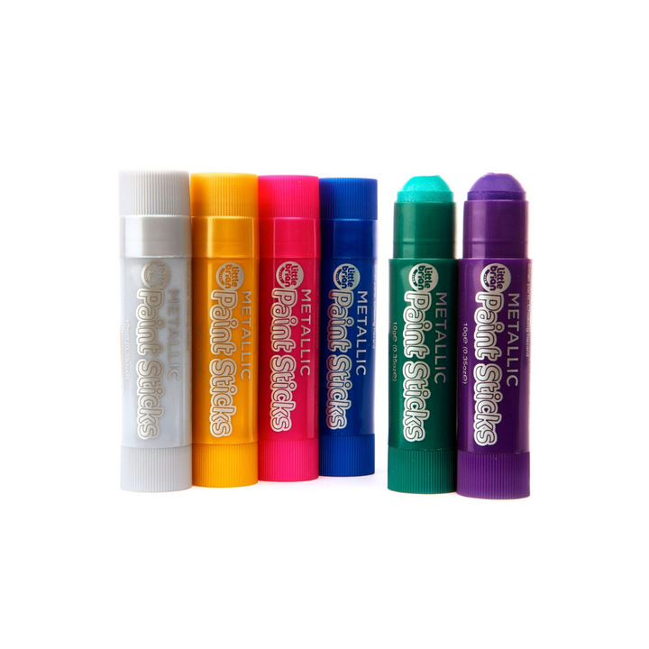 Little Brian Paint Sticks 6 Pack Metallic Colours | Merchants Homewares